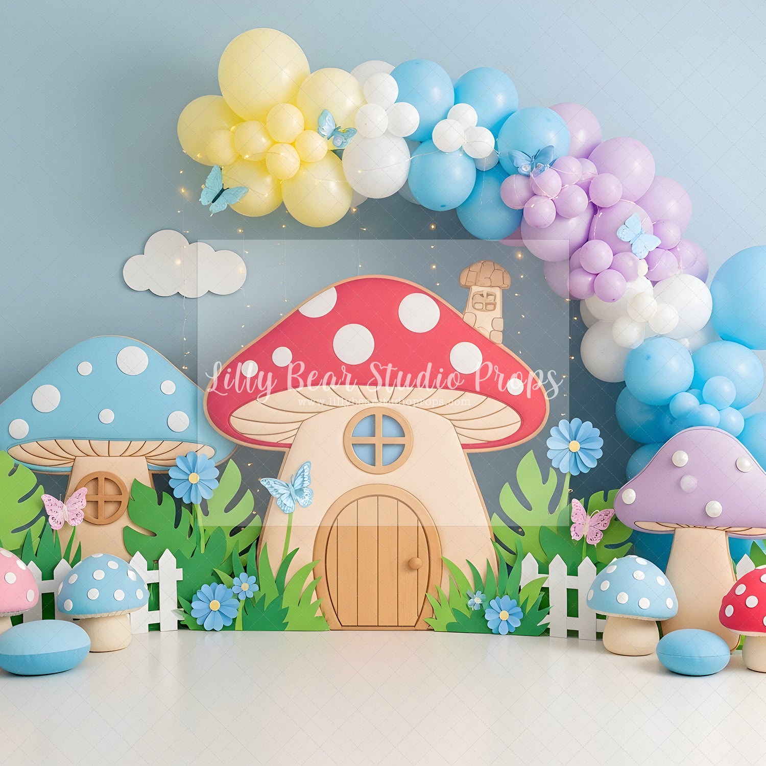 Whimsy Mushroom Forest Path