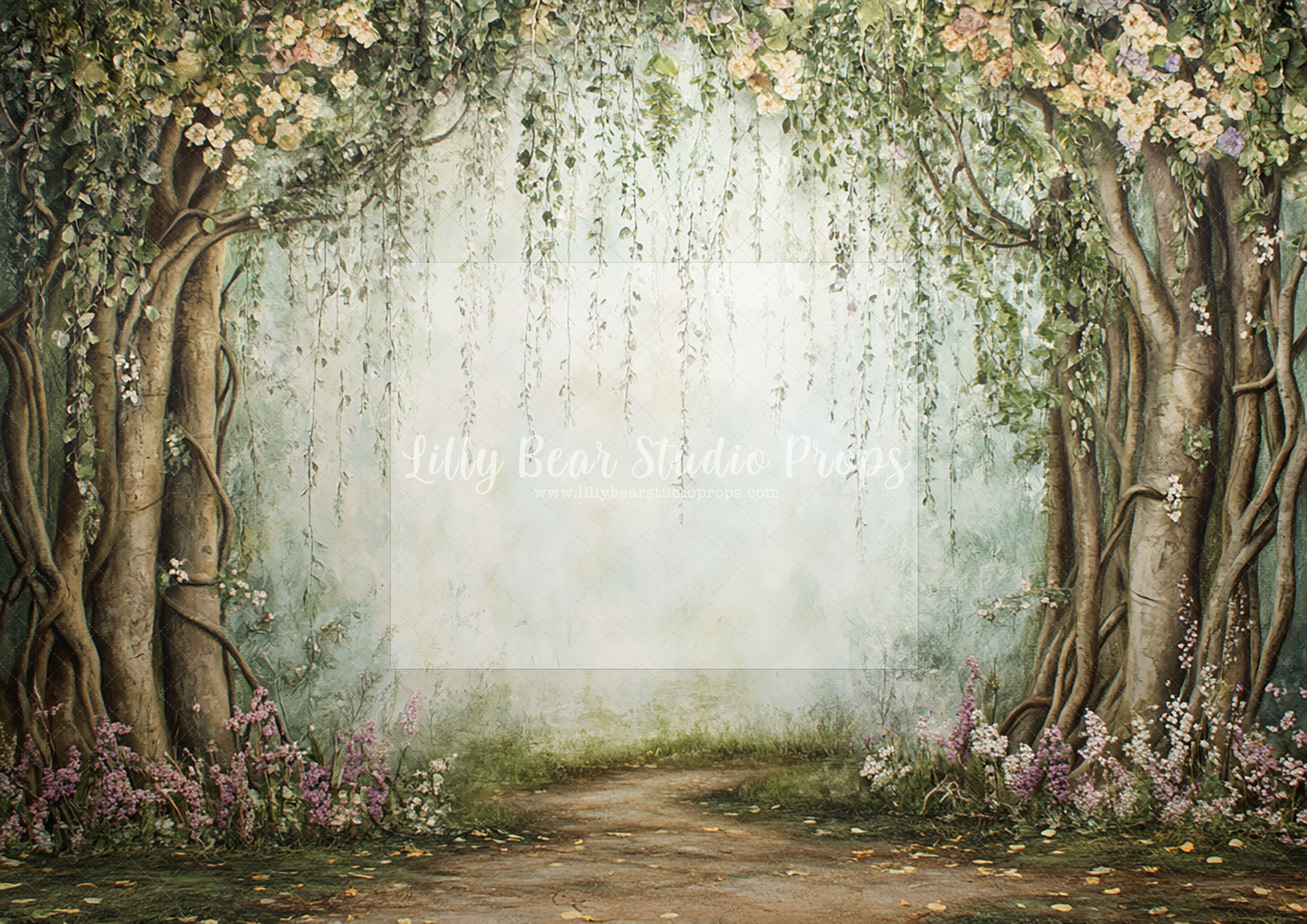 Whispering Woodland Path Rose Canopy