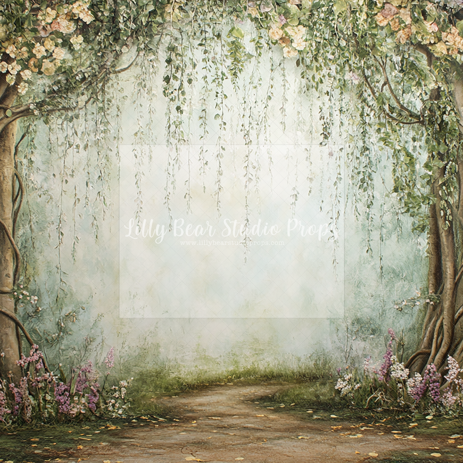 Whispering Woodland Path Rose Canopy