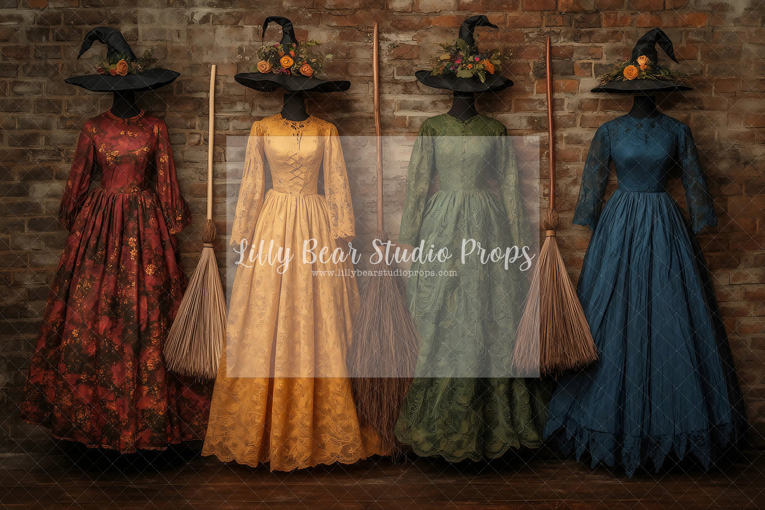 Whitch Dresses & Brooms