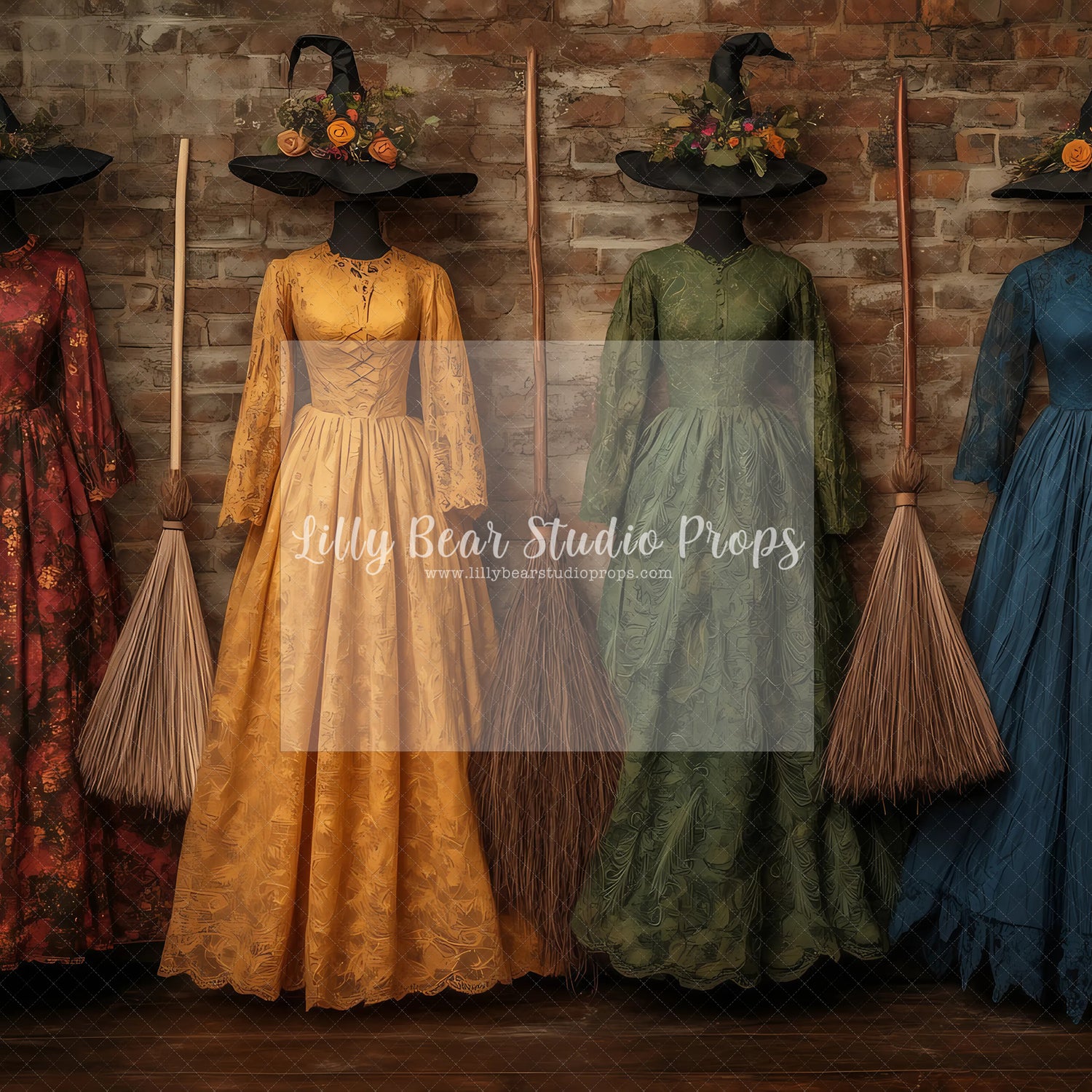 Whitch Dresses & Brooms