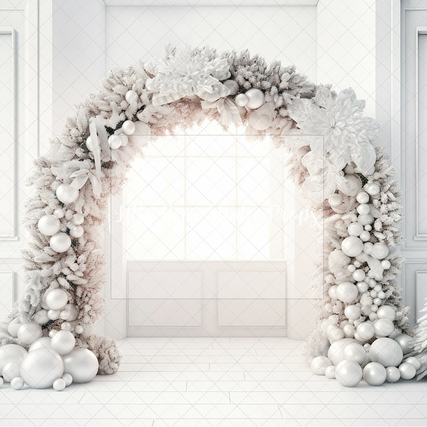 White Christmas Arch