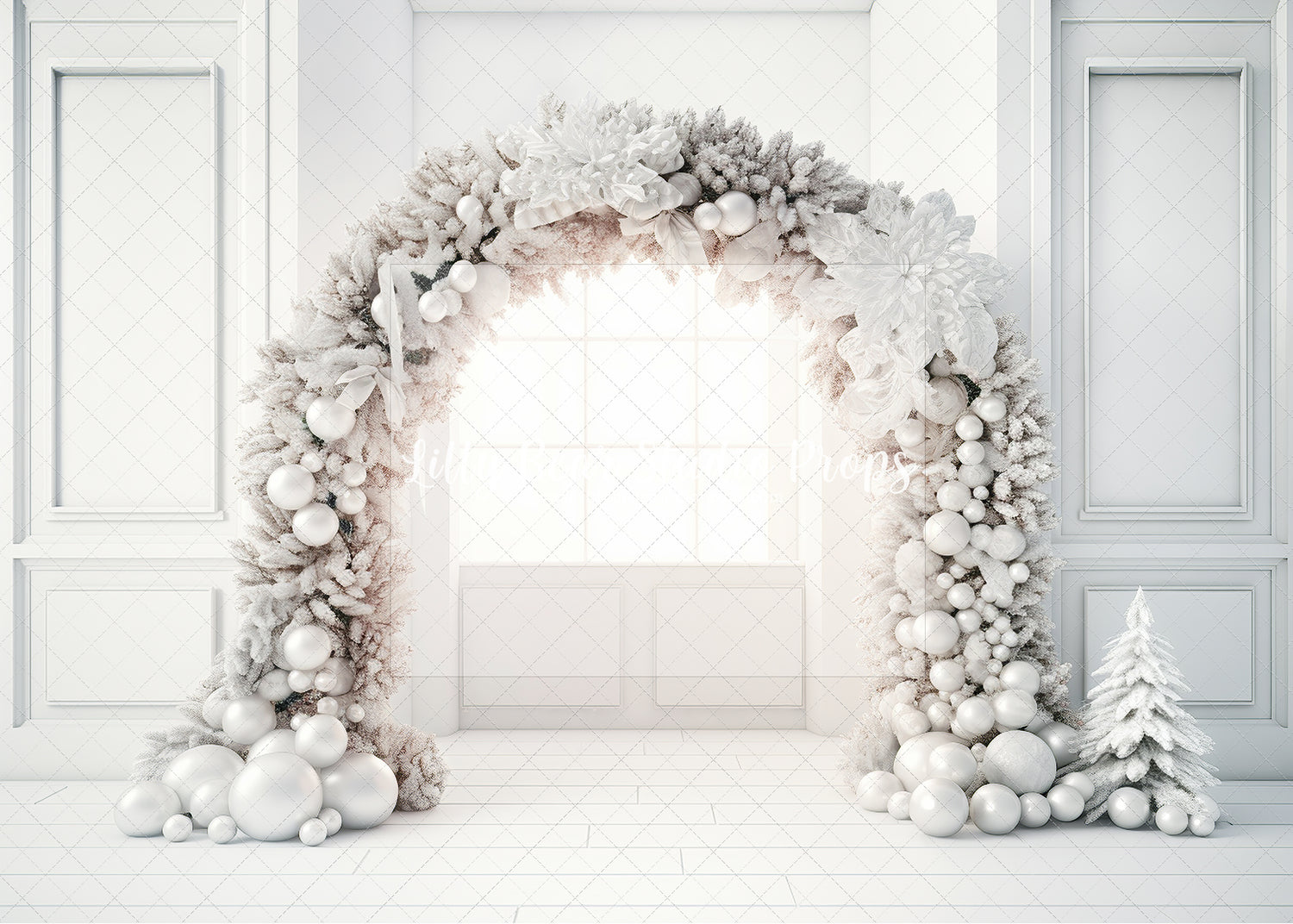 White Christmas Arch