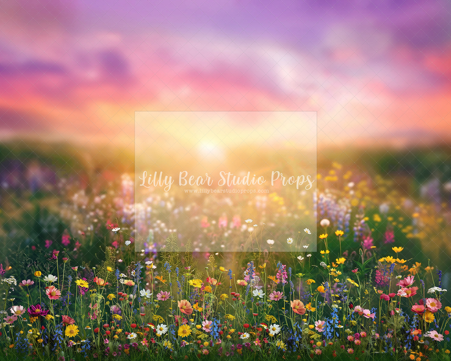 Wildflower Whimsical Field - Sweep Option