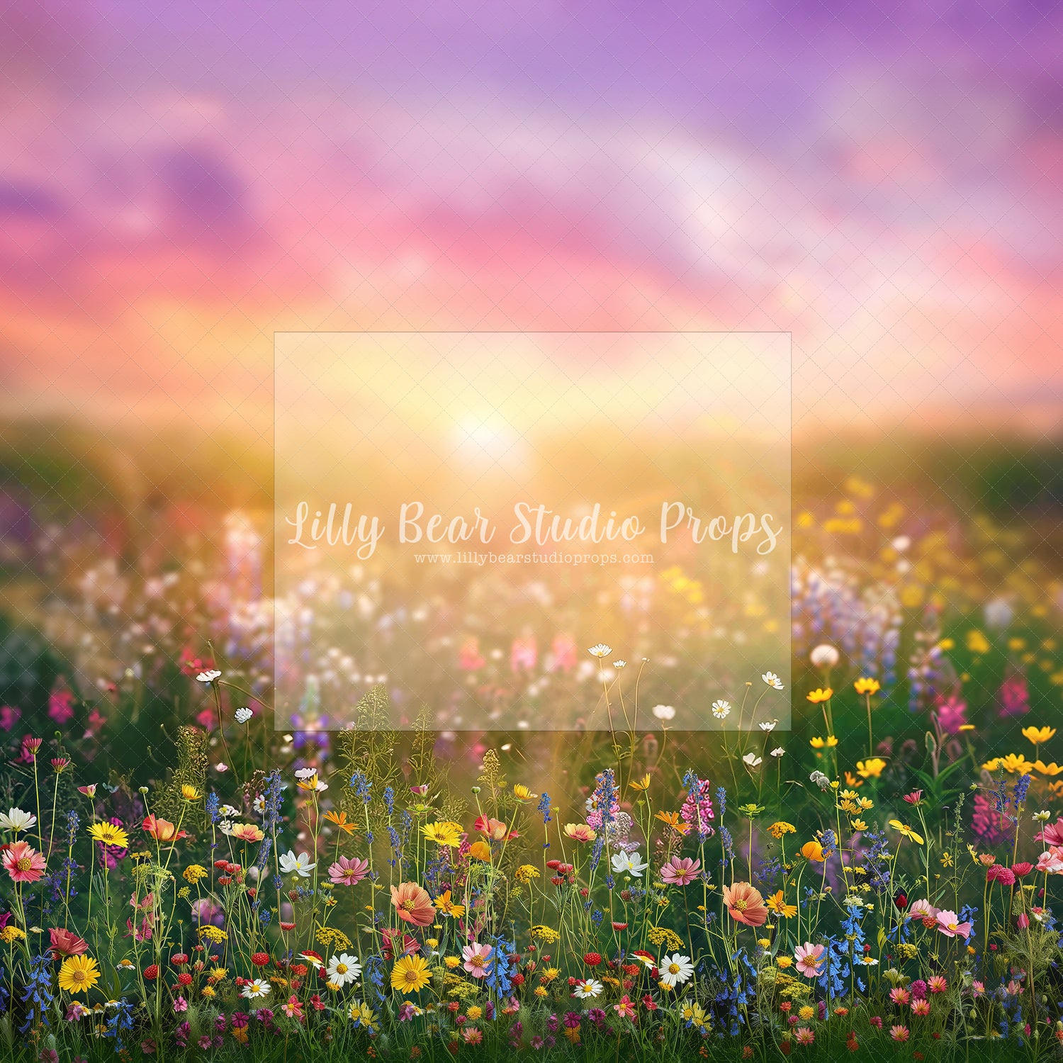 Wildflower Whimsical Field - Sweep Option