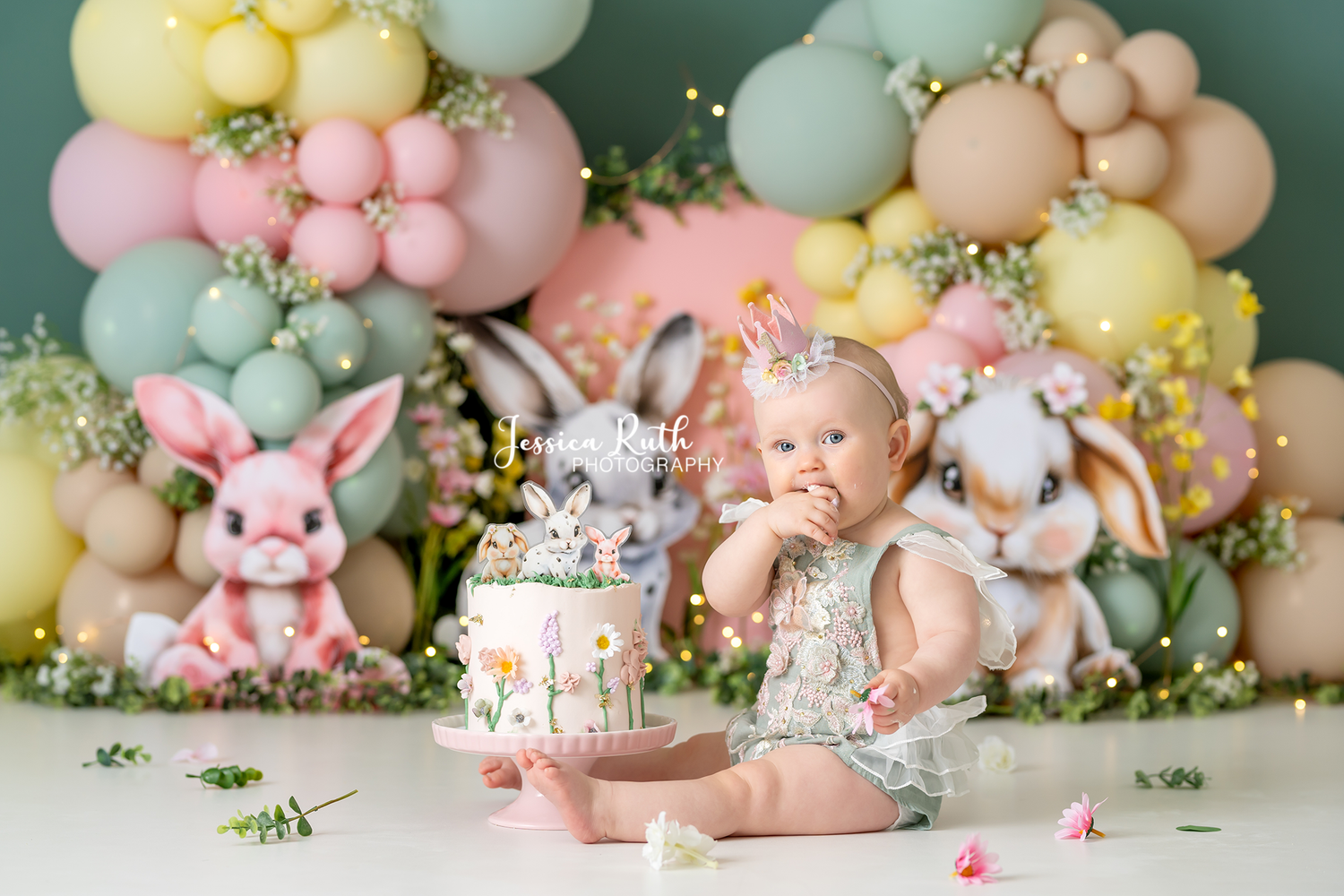 Wildflowers & Bunnies Balloons