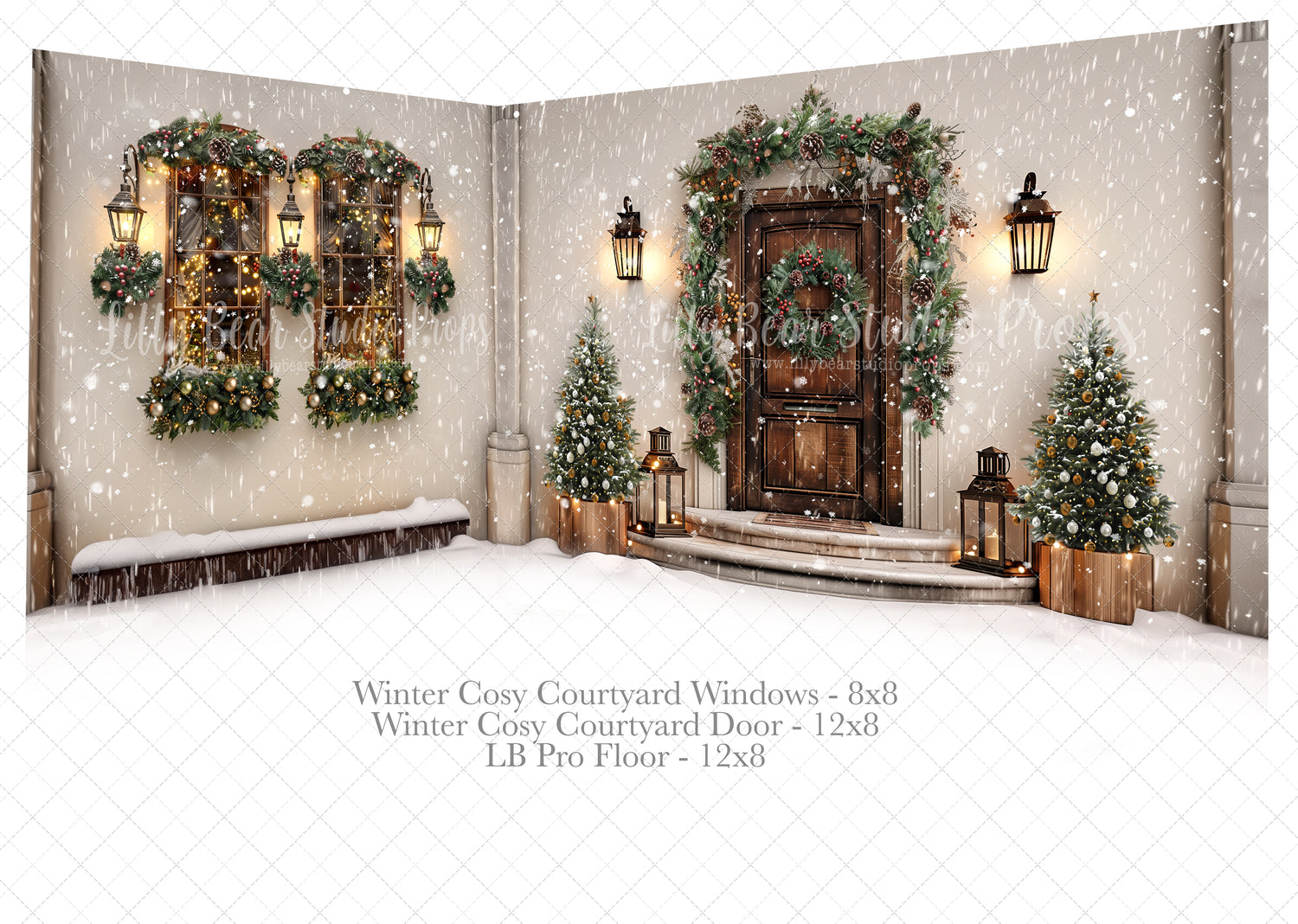 Winter Cozy Courtyard - 2pc Room