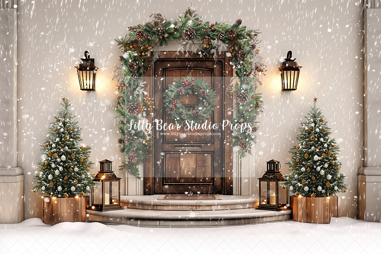 Winter Cozy Courtyard - 2pc Room