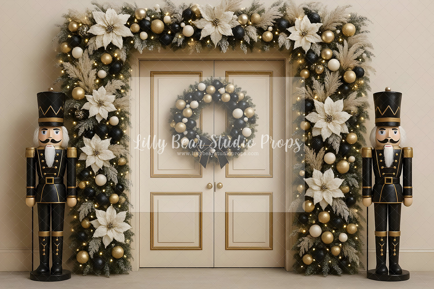 Winter Manor Entry