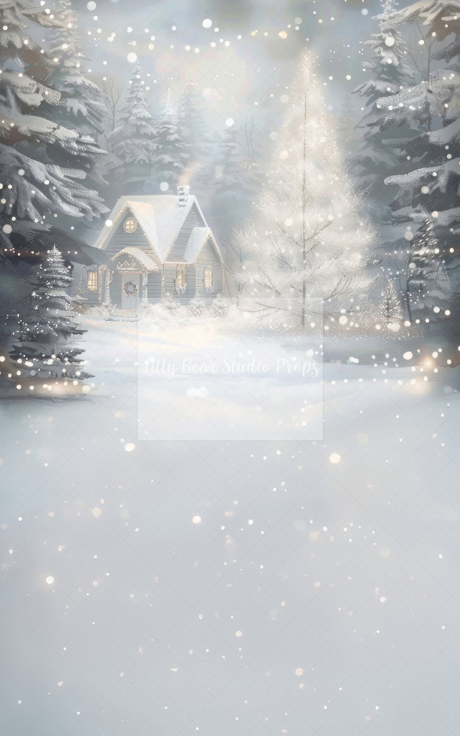 Winter Sparkle Cabin in the Woods - Sweep Option