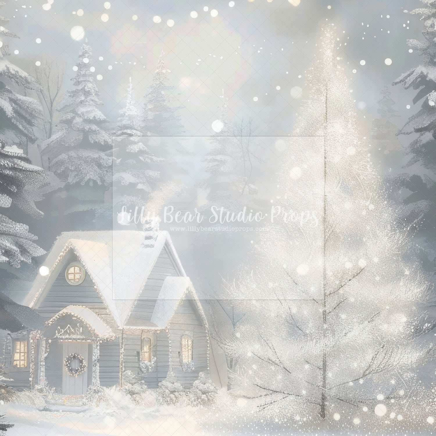 Winter Sparkle Cabin in the Woods - Sweep Option