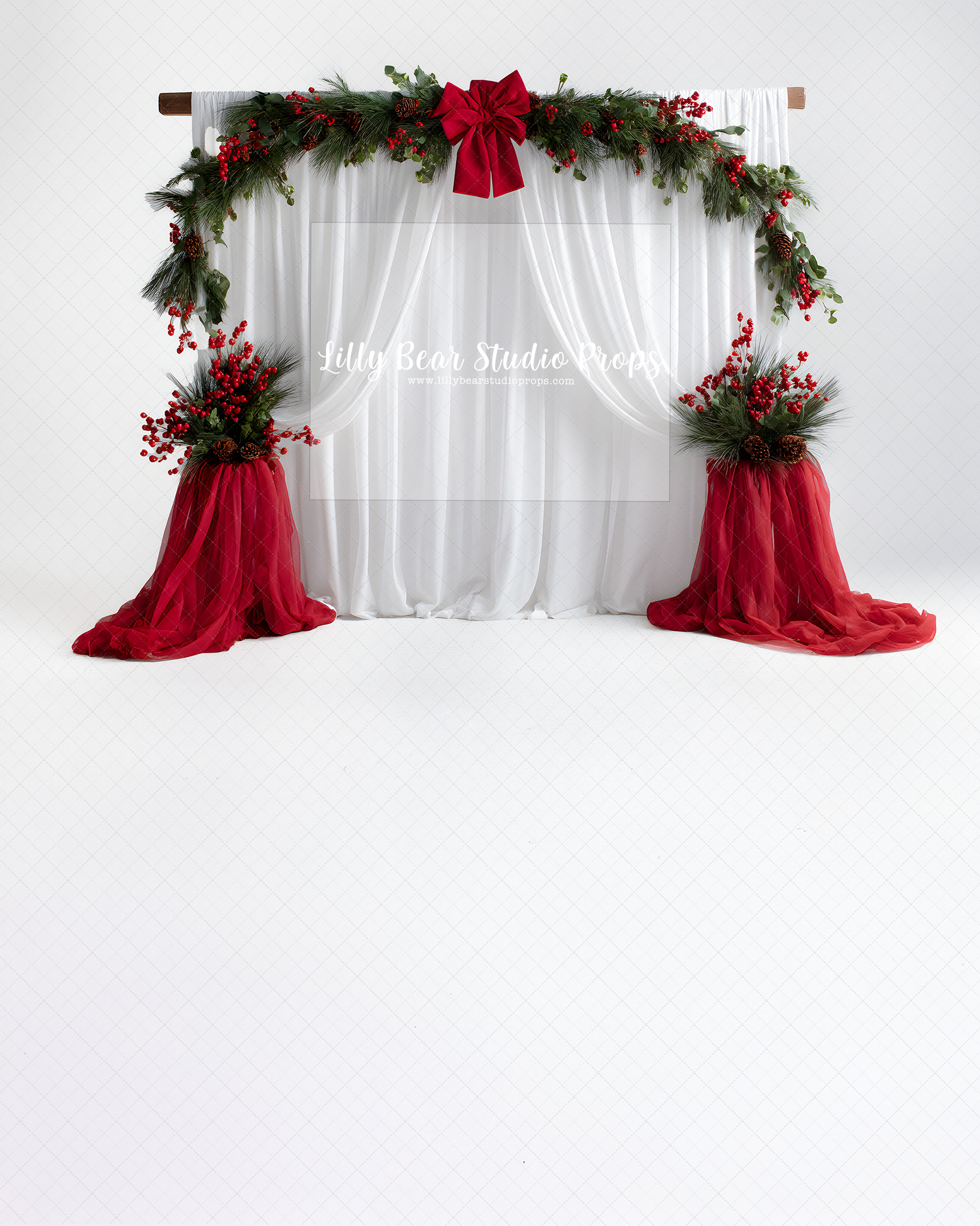 Winterberry Drape - Sweep Option