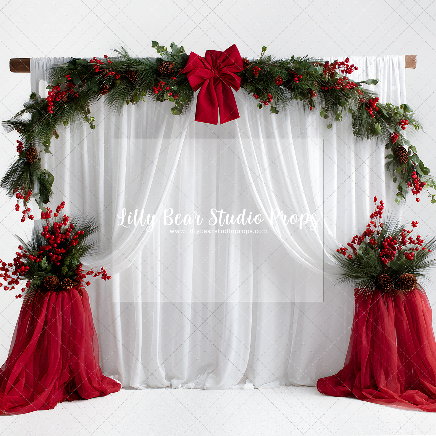 Winterberry Drape - Sweep Option