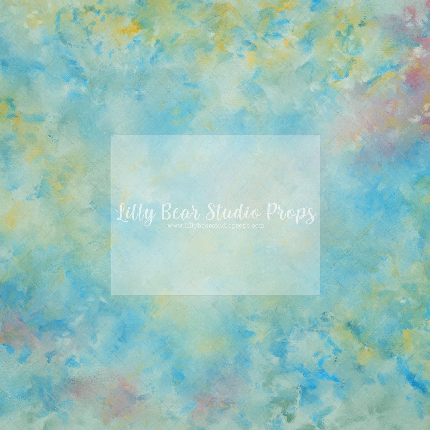 Yellow Teal Digital Painterly
