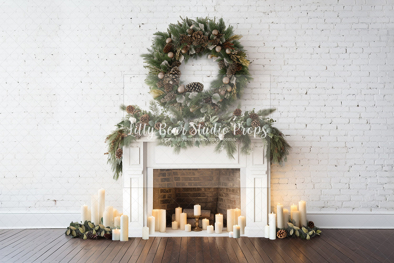 Yuletide Fireplace