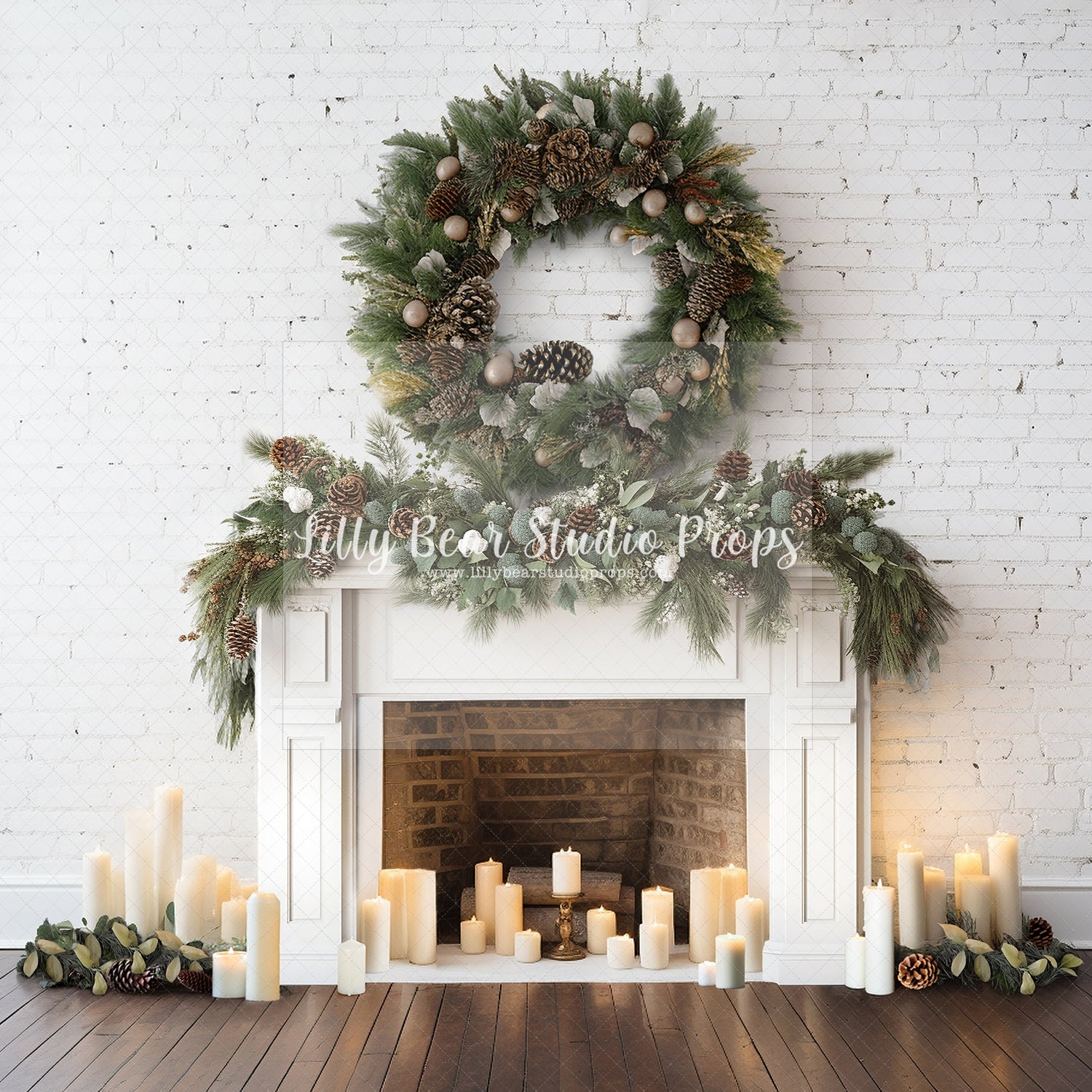 Yuletide Fireplace