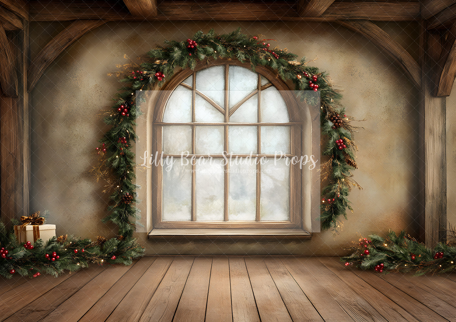 Yuletide Window Frame