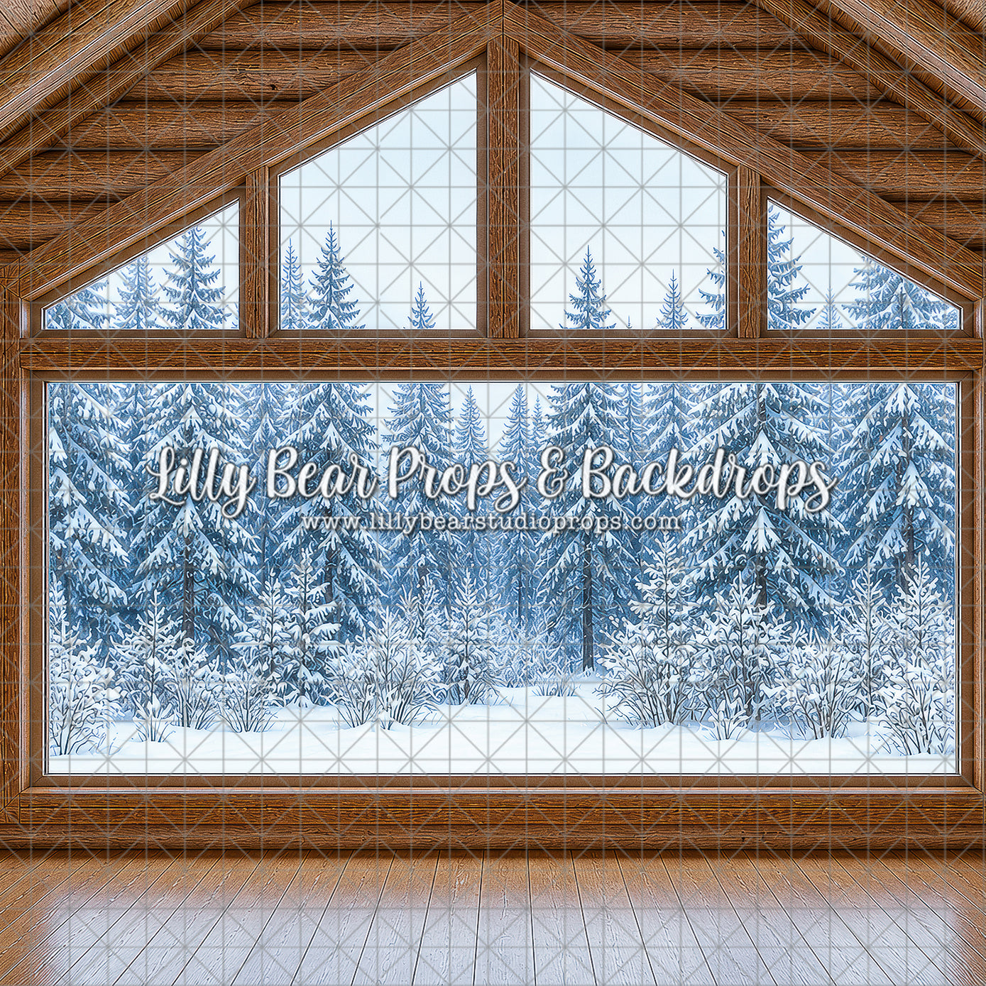 Cottage Winter Window