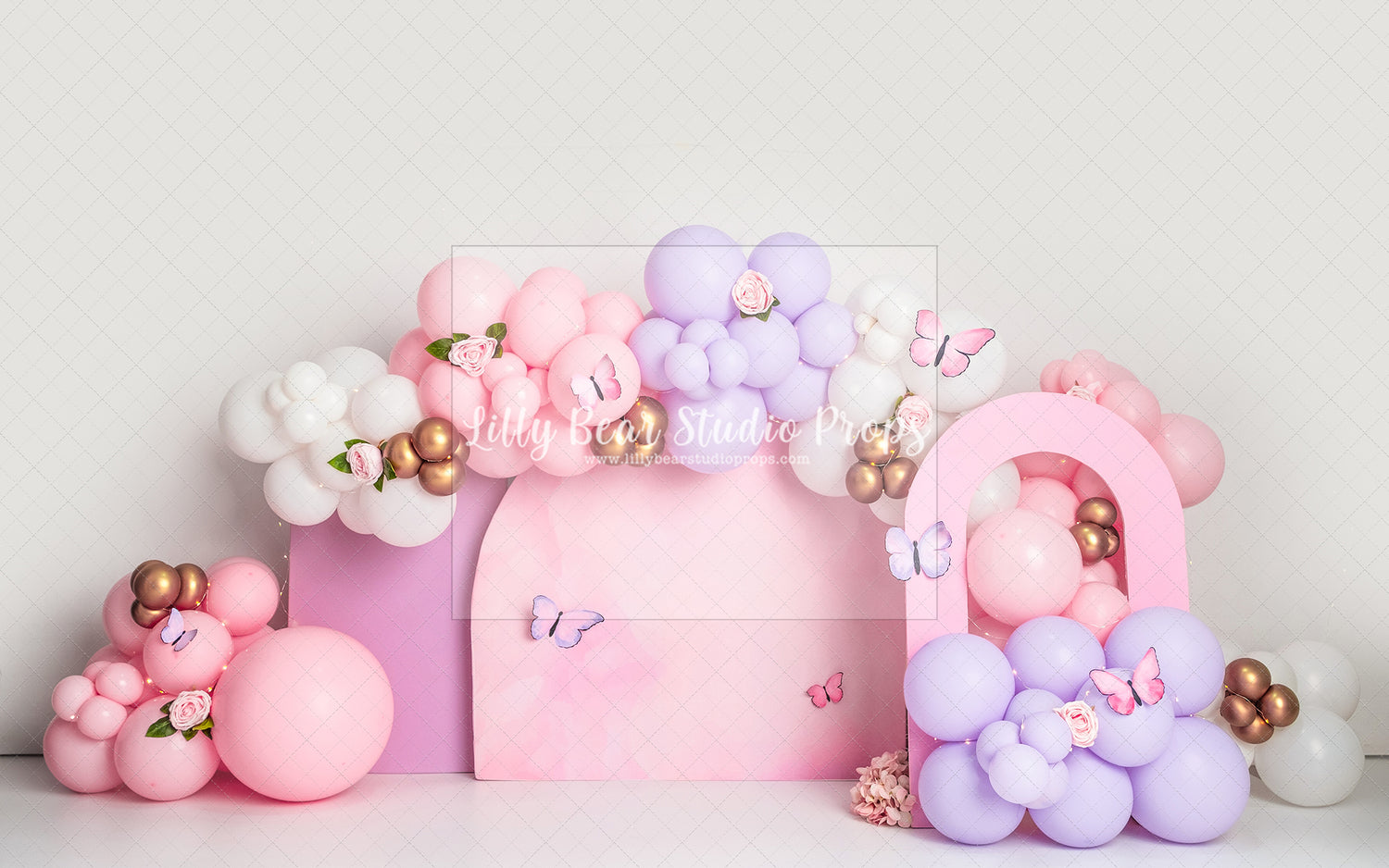 Lilac and Pink Butterfly Arches