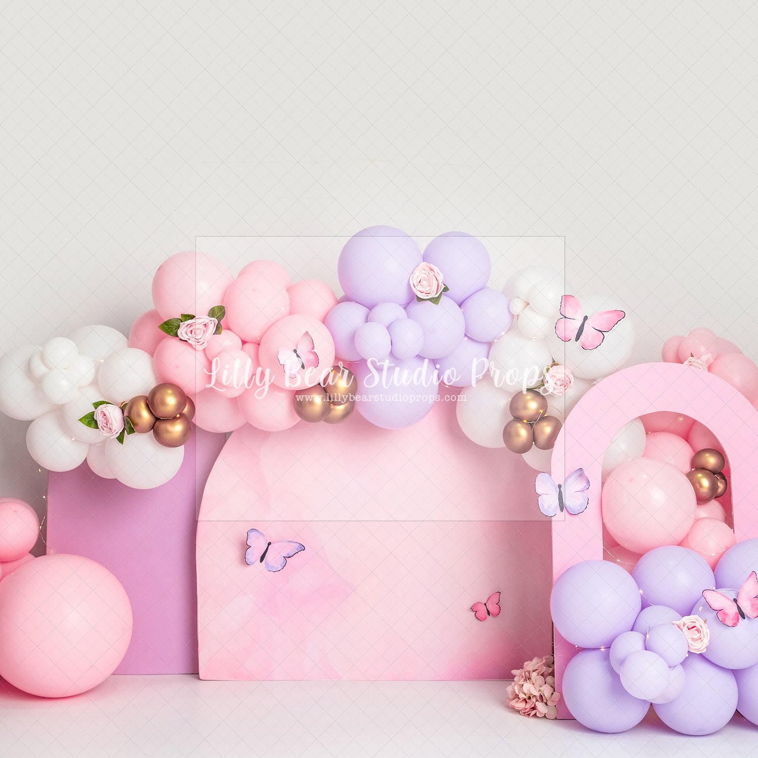 Lilac and Pink Butterfly Arches