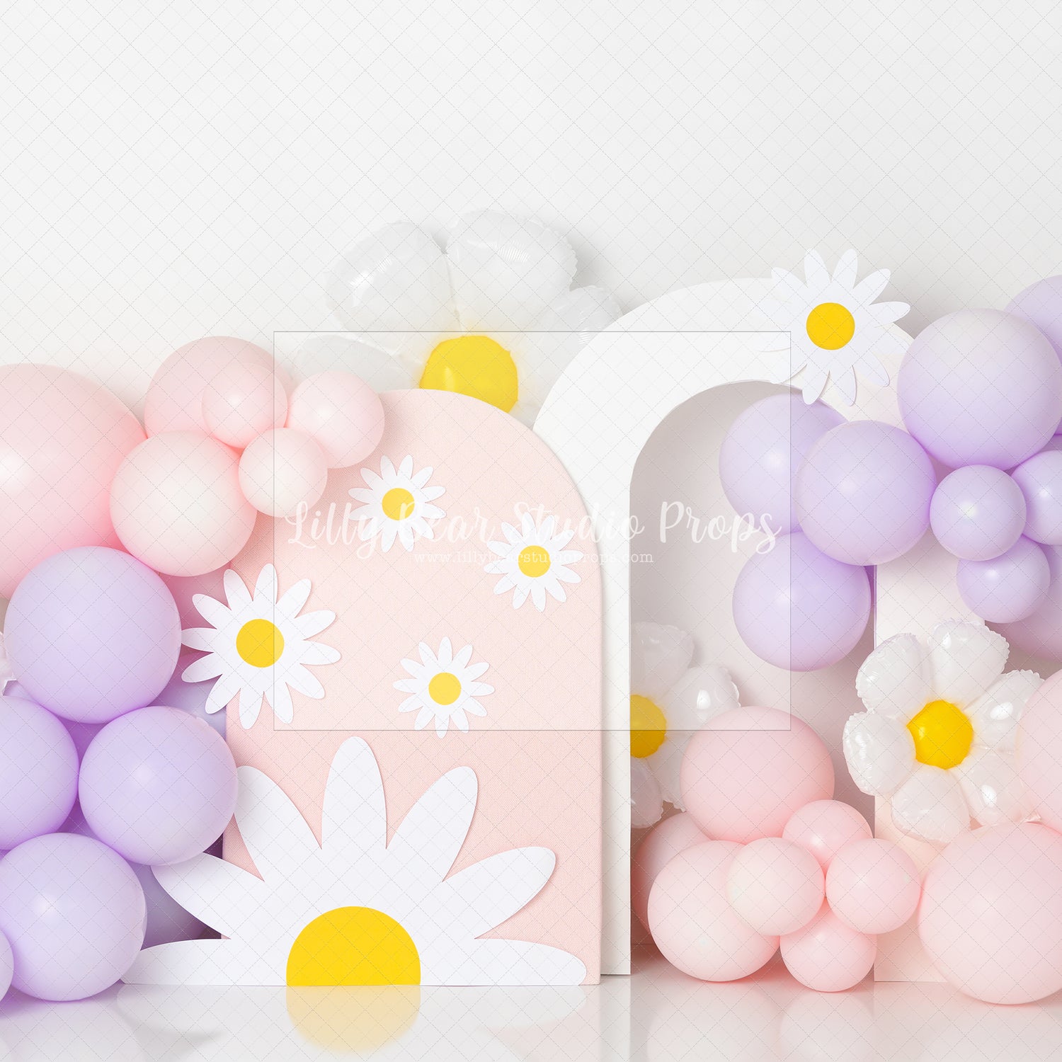 Pastel Daisy Arches