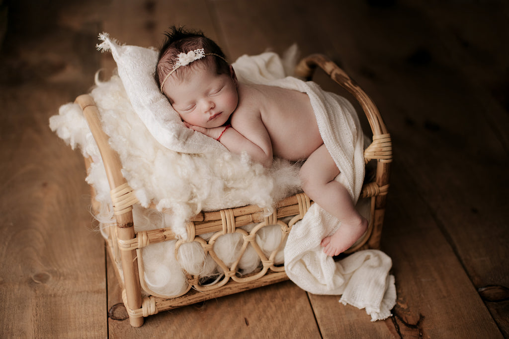 Ansel Bed (RTS) by Lilly Bear Studio Props sold by Lilly Bear Studio Props, baby papasan chair - bamboo - bamboo baby p