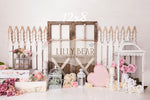 Vintage Garden by Meagan Paige Photography sold by Lilly Bear Studio Props, FABRICS - floral - garden - girl - spring