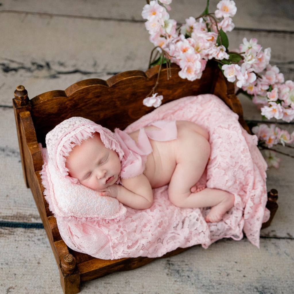 Princess Daybed (RTS) - Lilly Bear Studio Props, baby chair prop, baby stool prop, Canadian Newborn Wood Props, canadian photographer, Canadian photography props, canadian wood photography props, Canadian Wood Props, honey bucket, Newborn bed, Newborn bowl, newborn honey bucket, newborn photographer, newborn photographer props, newborn photography, newborn props, portrait photographer, prop, vintage buckets, wood, wood bucket newborn prop, Wood Newborn Photography Props, wood prop