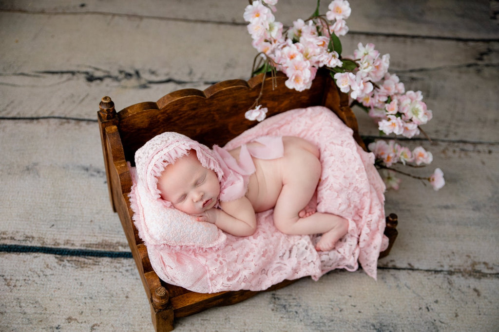 Princess Daybed (RTS) - Lilly Bear Studio Props, baby chair prop, baby stool prop, Canadian Newborn Wood Props, canadian photographer, Canadian photography props, canadian wood photography props, Canadian Wood Props, honey bucket, Newborn bed, Newborn bowl, newborn honey bucket, newborn photographer, newborn photographer props, newborn photography, newborn props, portrait photographer, prop, vintage buckets, wood, wood bucket newborn prop, Wood Newborn Photography Props, wood prop
