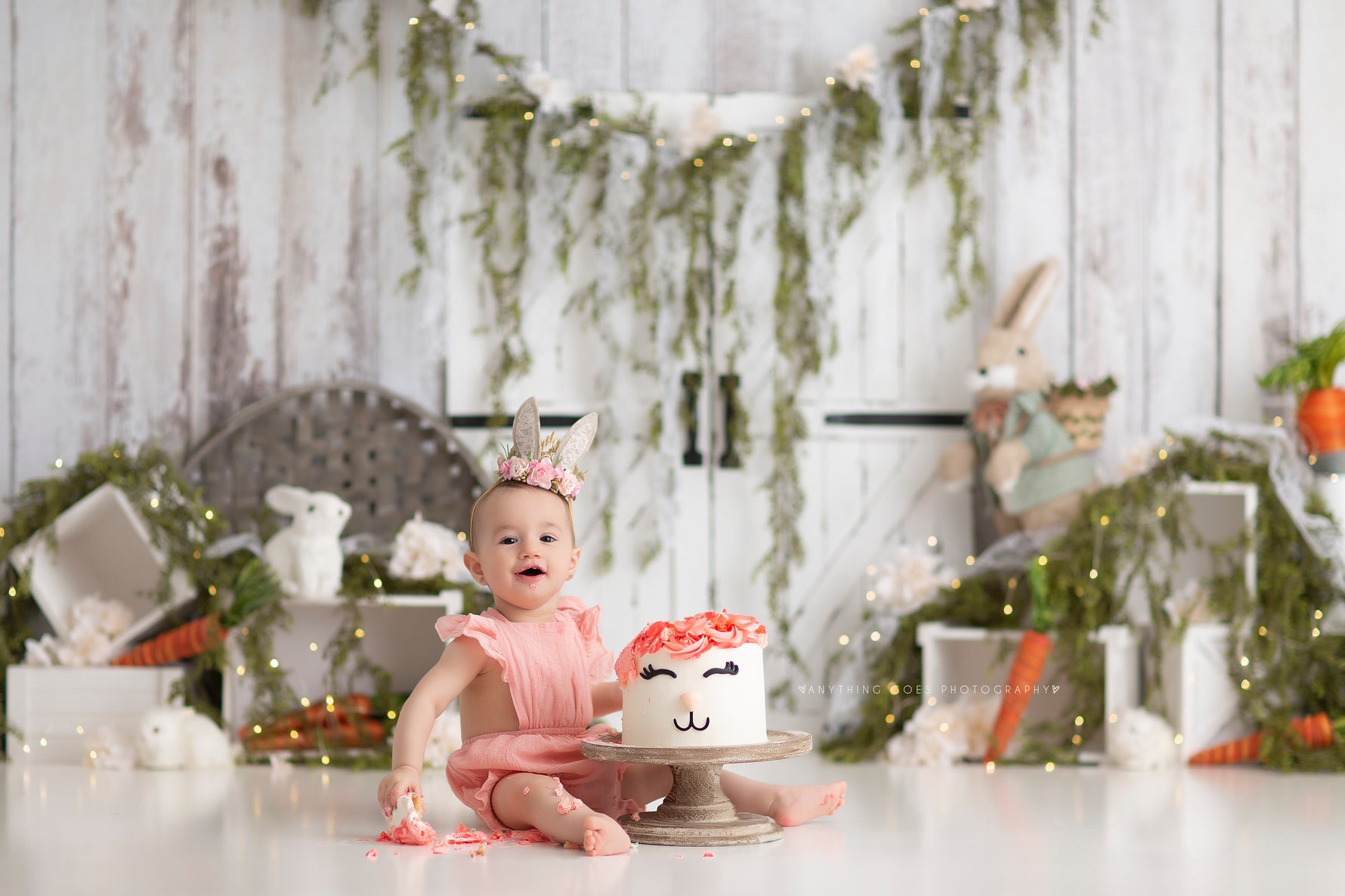 Wyatt Vertical Wood Planks Floor by Lilly Bear Studio Props sold by Lilly Bear Studio Props, cream - distressed - distr