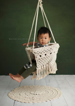Light Round Macrame Layer - Lilly Bear Studio Props, jute, layers, macrame, props, stuffer