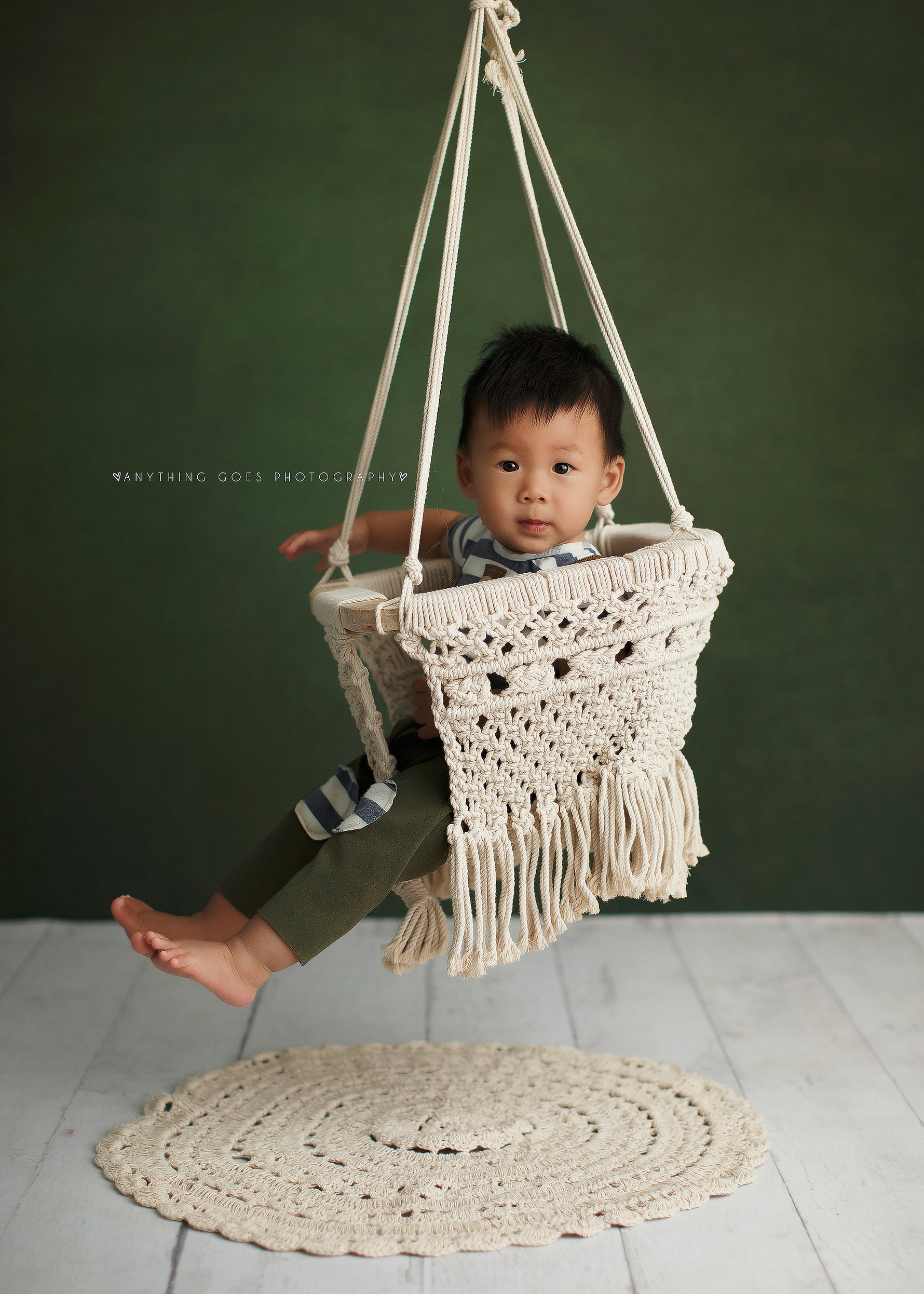 Light Round Macrame Layer - Lilly Bear Studio Props, jute, layers, macrame, props, stuffer