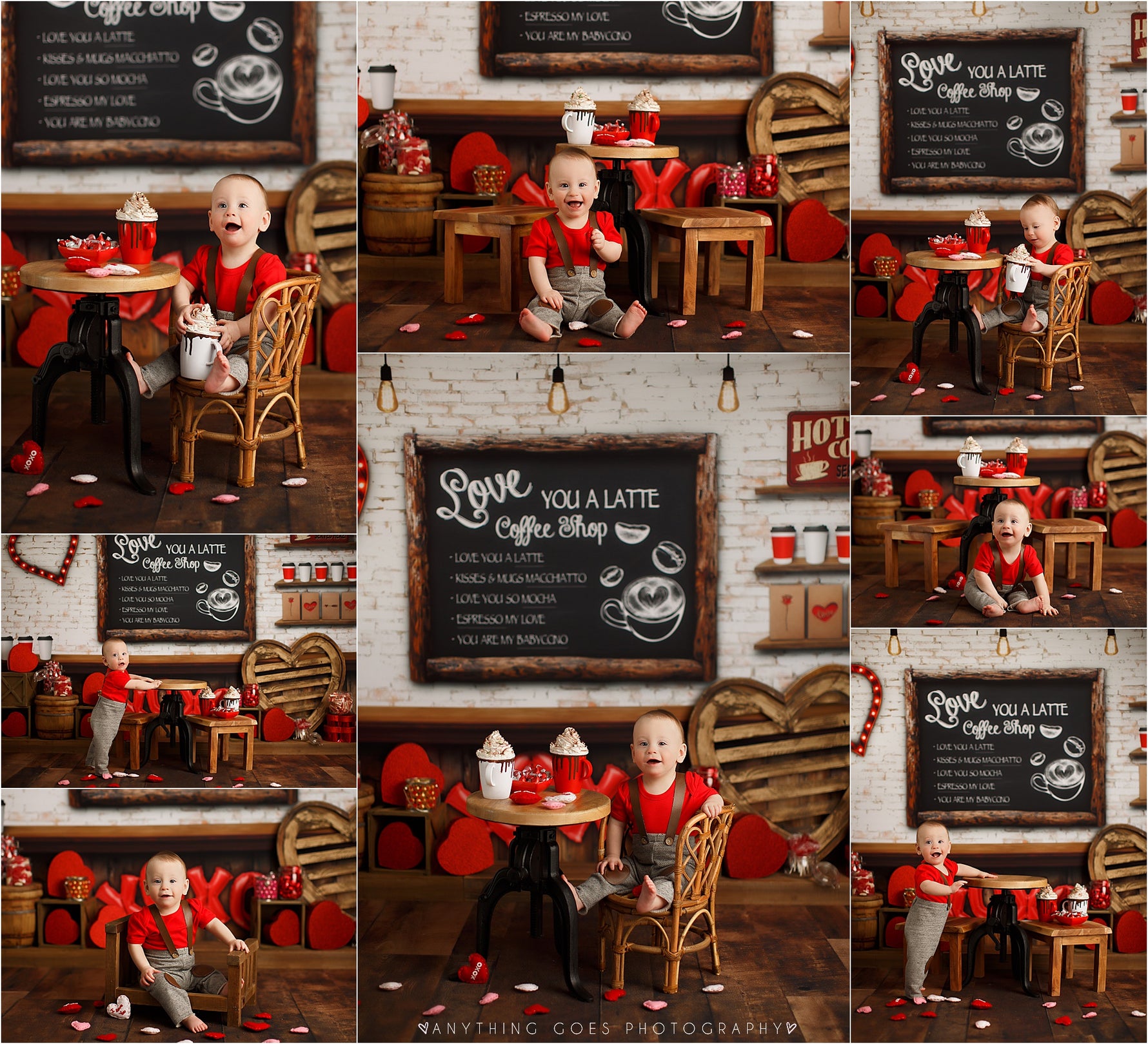 Valentines Cafe - Lilly Bear Studio Props, boy, Fabric, FABRICS, girl, heart, hot chocolate, love, love you a latte, valentines, valentines cafe, valentines cocoa shop, valentines coffee shop, valentines day, valentines hot cocoa, Wrinkle Free Fabric