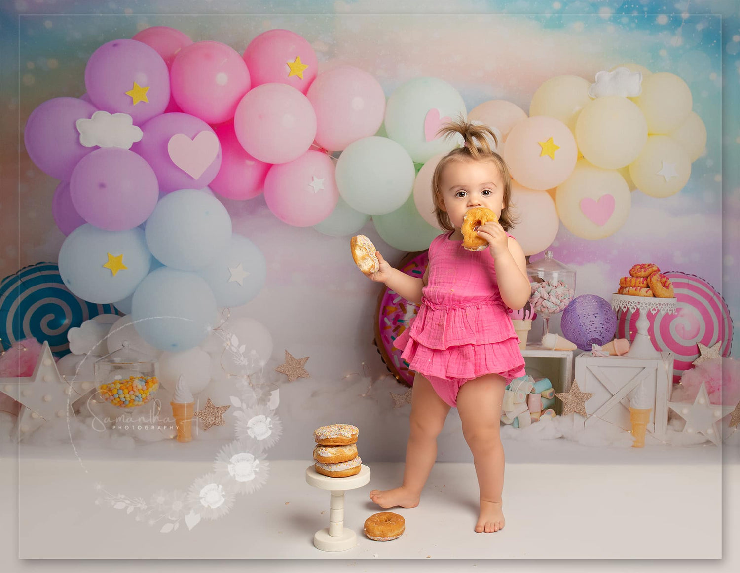 Pastel Donuts and Ice Creams