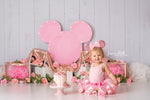 Minnie Roses - Lilly Bear Studio Props, balloon, balloon garland, bow-tique, bowtique, castle, disney, disney world, disneyland, FABRICS, girl, mickey ears, mickey mouse, minnie, minnie mouse, minnie mouse bow, minnie mouse garden, minnie topiary, minnie's bowtique, pink, pink and gold, pink minnie, princess