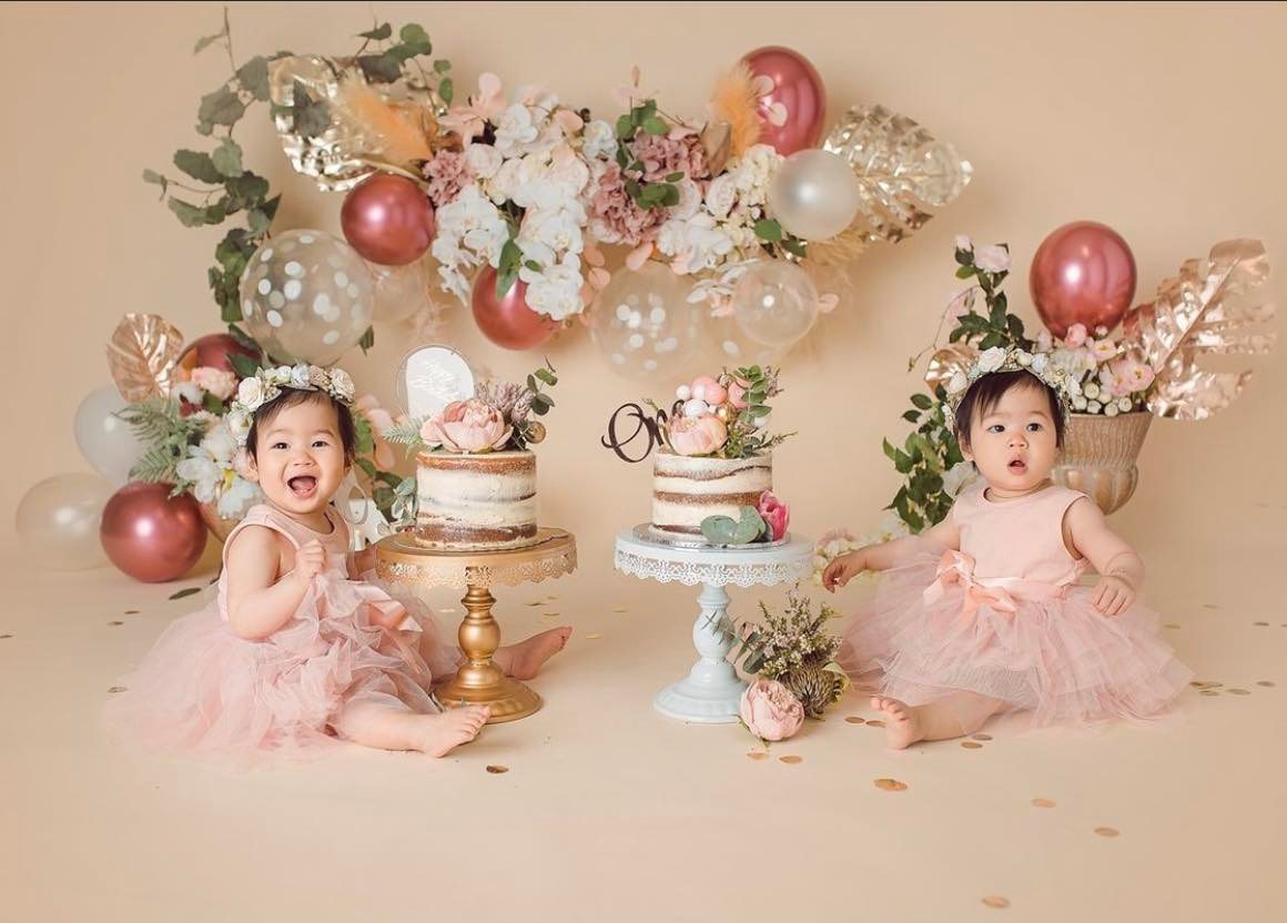 Peach Perfect Party - Lilly Bear Studio Props, boho, boho balloons, boho chic, boho greenery, boho spring, FABRICS, floral, floral garden, floral sweep, flowers, garden flowers, hand painted, hand painted floral, painted, Pampas, pampas grass, pink, pink flowers, spring balloons, spring floral, spring floral balloons, sweep, textured, yellow flowers