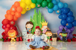 Under the Rainbows on the Yellow Brick Road - Lilly Bear Studio Props, Dorthey, good witch, lion, over the rainbow, oz, oz entrance, rainbows, scarecrow, somewhere over the rainbow, the wizard of oz, welcome to oz, wicked witch, wizard of oz