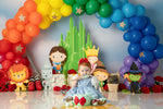 Under the Rainbows on the Yellow Brick Road - Lilly Bear Studio Props, Dorthey, good witch, lion, over the rainbow, oz, oz entrance, rainbows, scarecrow, somewhere over the rainbow, the wizard of oz, welcome to oz, wicked witch, wizard of oz