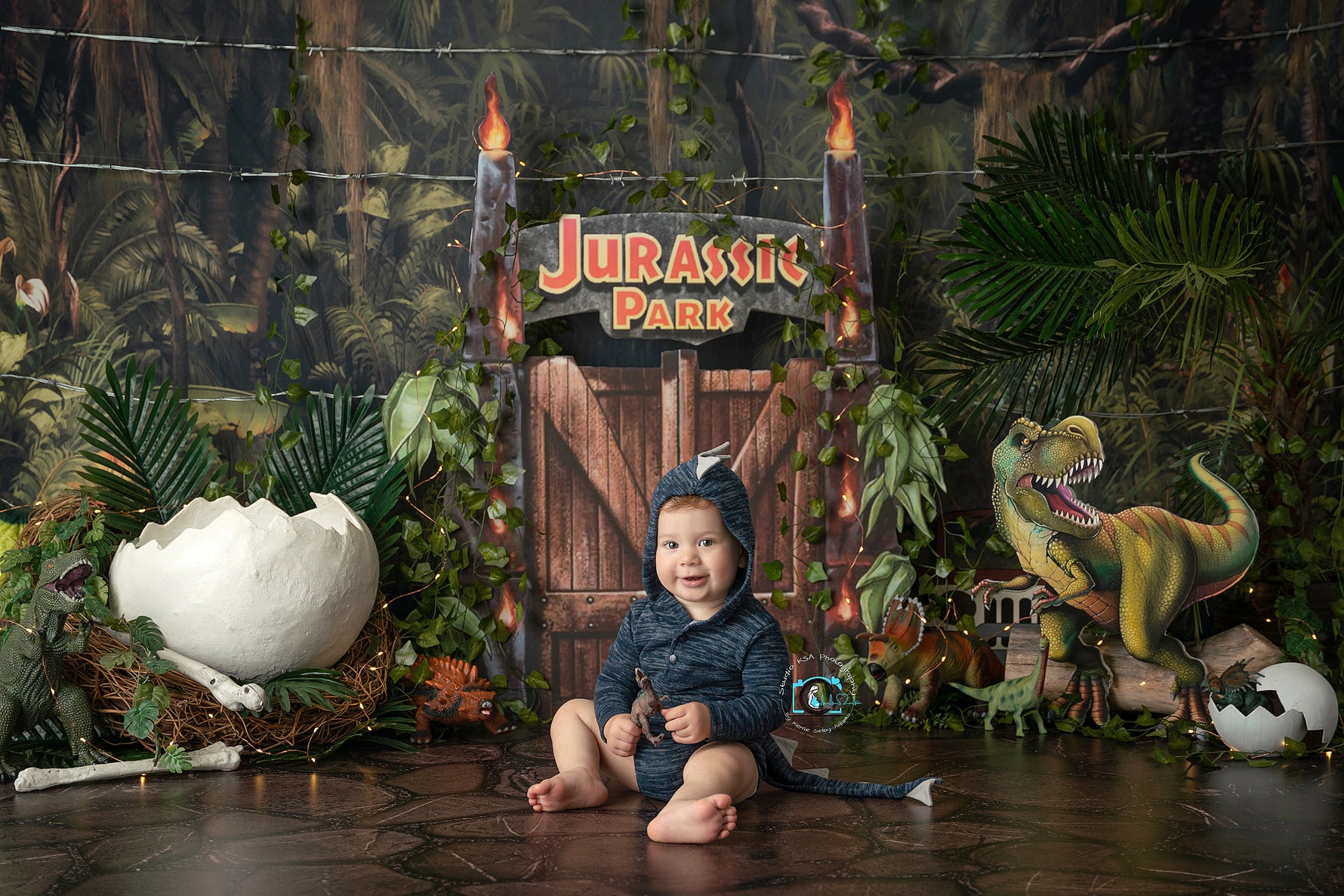 Jurassic Adventure - Lilly Bear Studio Props, balloon and leaves, balloon garland, dino, dino balloons, dino eggs, dino forest, dino one, Dino-roars, dinosaur, dinosaurs, into the jungle, jungle, jungle dino, jungle one, jurassic, Jurassic park, little dino, welcome to the jungle, wild dino, wild jungle, wild one