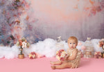 Flower Garden by Lilly Bear Studio Props sold by Lilly Bear Studio Props, blue - butterfly - FABRICS - floral - florals