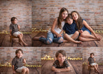 Warm Brick Wall by Lilly Bear Studio Props sold by Lilly Bear Studio Props, brick - wall - warm - warm brick