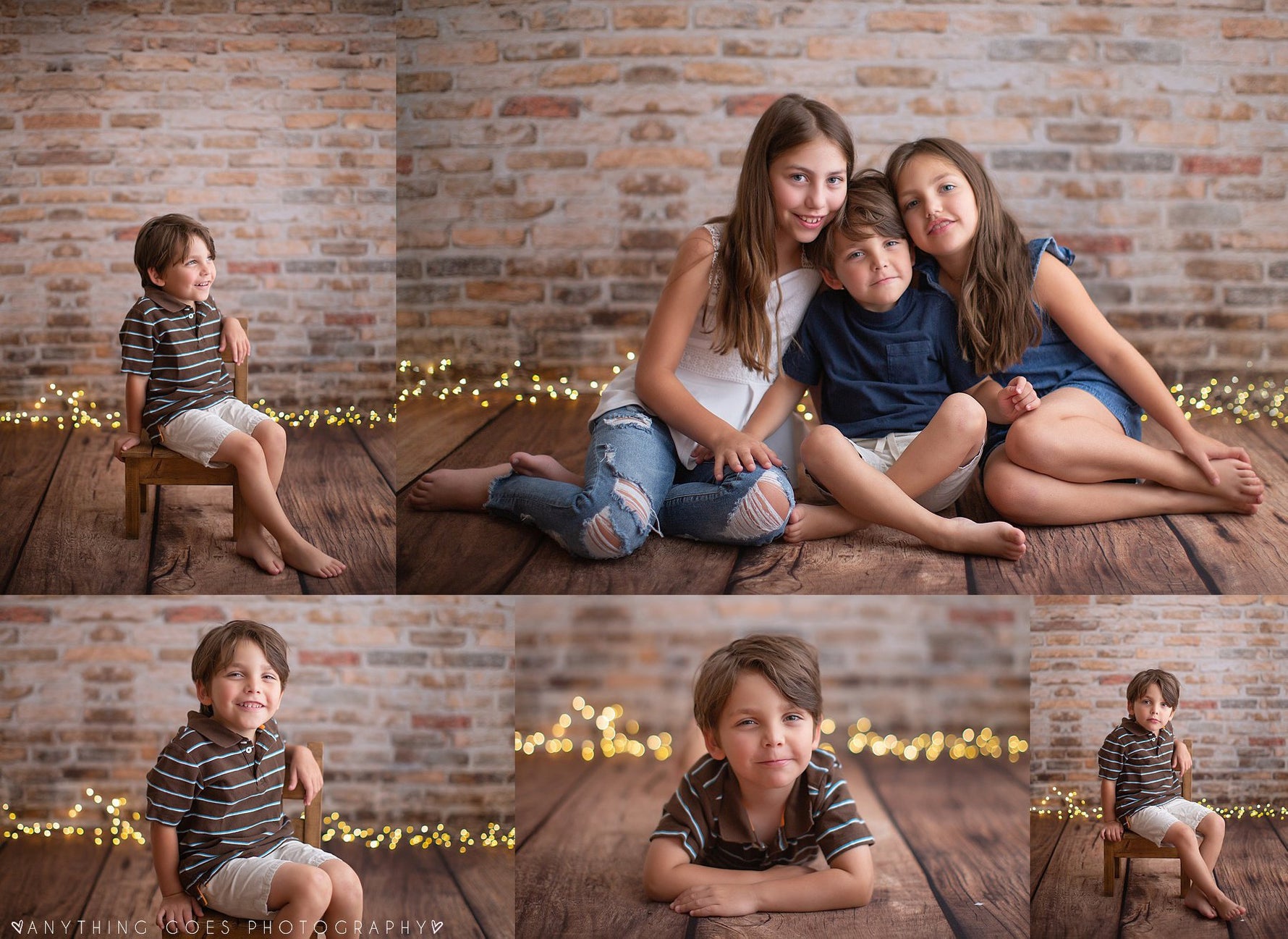 Warm Brick Wall by Lilly Bear Studio Props sold by Lilly Bear Studio Props, brick - wall - warm - warm brick