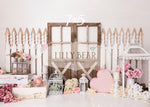Vintage Garden by Meagan Paige Photography sold by Lilly Bear Studio Props, FABRICS - floral - garden - girl - spring
