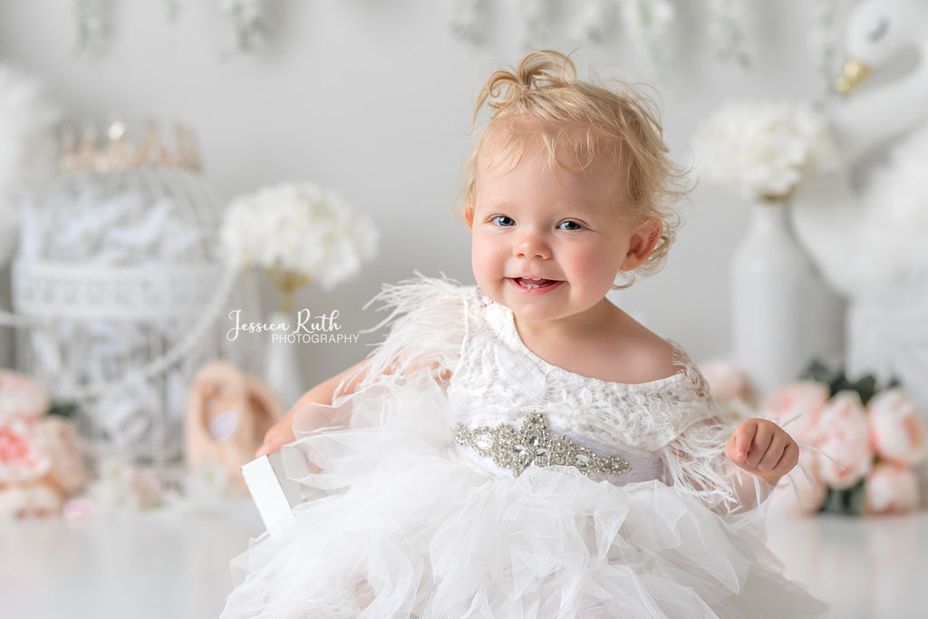 Royal Swans by Jessica Ruth Photography sold by Lilly Bear Studio Props, baby animal - baby swan - fairy - floral - gir