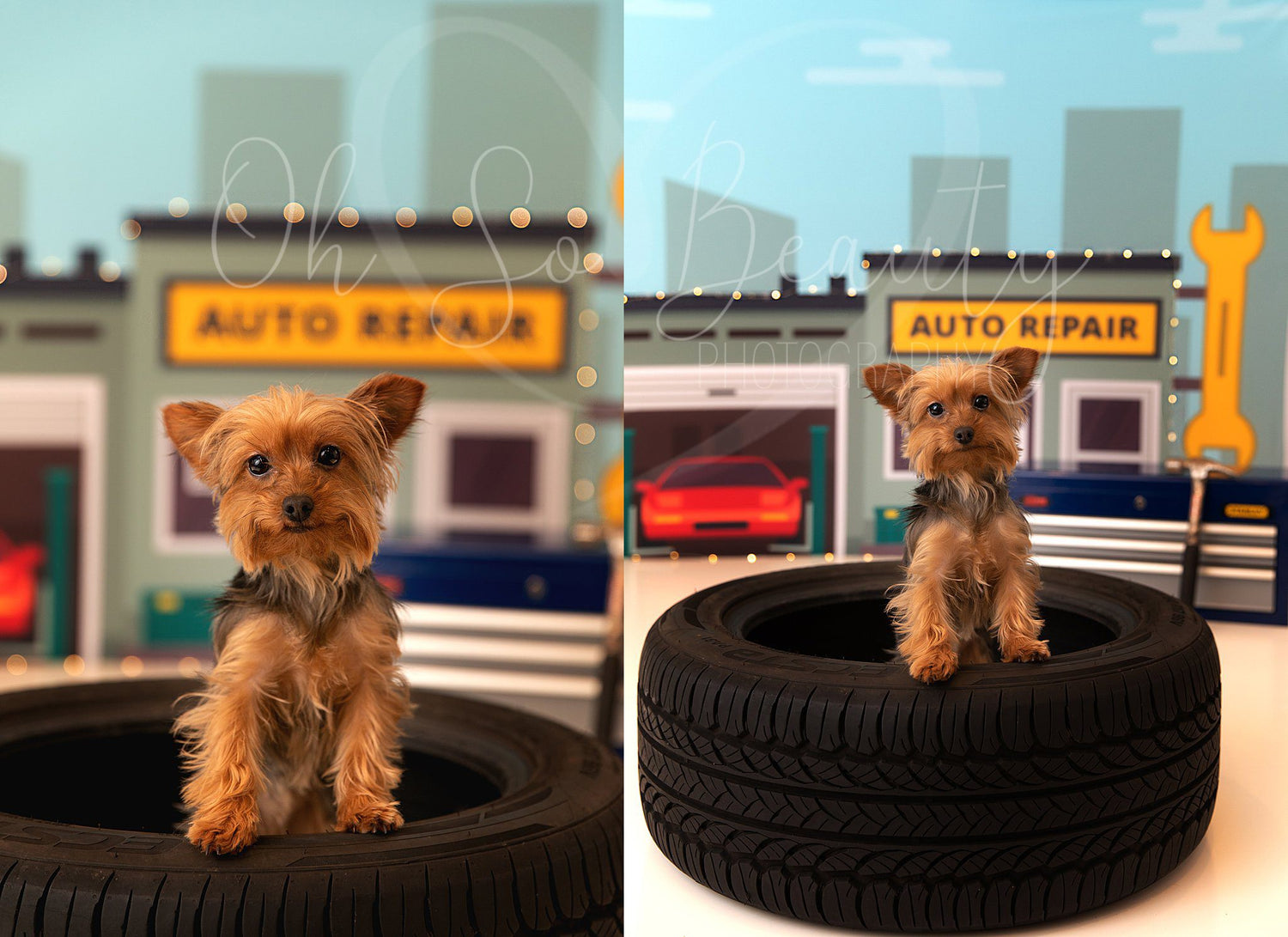 Auto Shop by Lilly Bear Studio Props sold by Lilly Bear Studio Props, fabric - poly - vinyl - Wrinkle Free Fabric