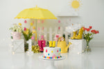 April Showers by Karissa Knowles Photography sold by Lilly Bear Studio Props, april showers - clouds - fabric - fine ar