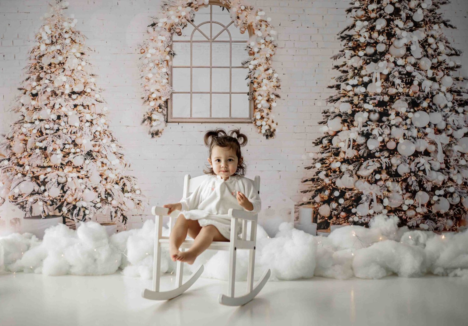 Creamy White Christmas by Lilly Bear Studio Props sold by Lilly Bear Studio Props, christmas - Fabric - holiday - Wrink