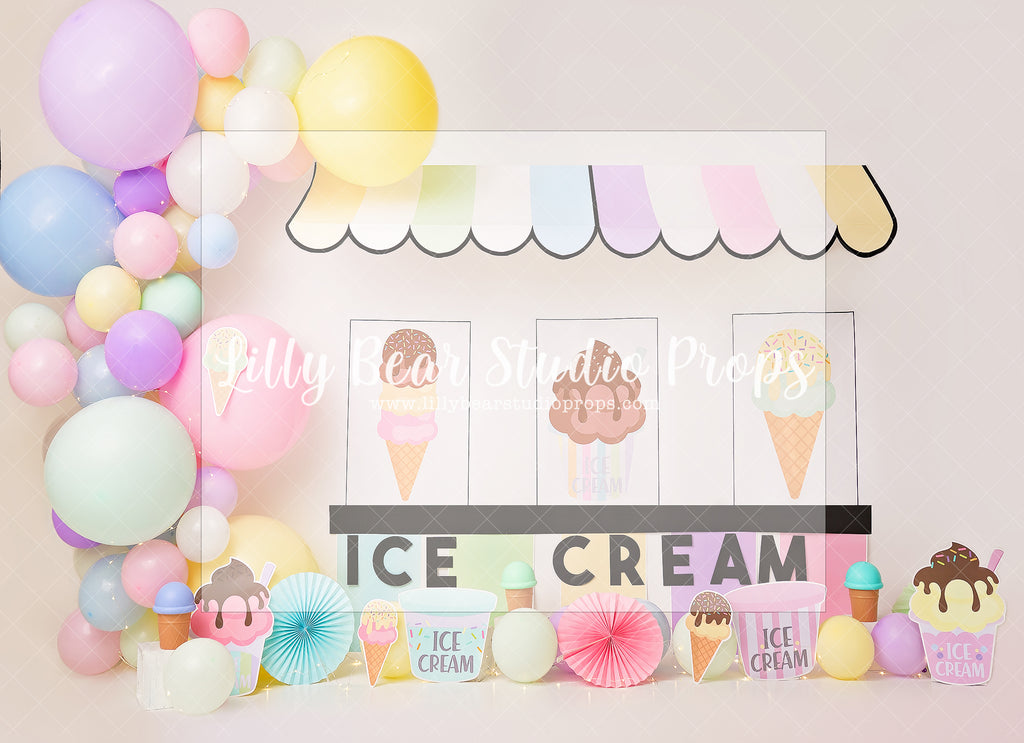 Ice Cream Scoop - Lilly Bear Studio Props, creamy ice cream, Fabric, FABRICS, ice cream, ice cream balloons, ice cream cart, ice cream gelato, Ice cream parlor, ice cream parlour, ice cream shop, ice cream shoppe, ice cream stand, ice cream truck