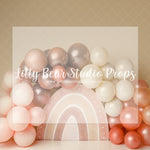 Pretty Boho Rainbow - Lilly Bear Studio Props, balloon rainbow, blue rainbow, boho rainbow, boy rainbow, cloud rainbow, colourful rainbow, Fabric, FABRICS, gender neutral, neutral, neutral balloon garland, neutral rainbow, over the rainbow, painted rainbow, pastel rainbow, rainbow, rainbow balloon, rainbow balloons, rainbow garland, rainbow watercolour, rainbows, Scandinavian rainbow, scandinavian rainbow garland, somewhere over the rainbow, spring rainbow