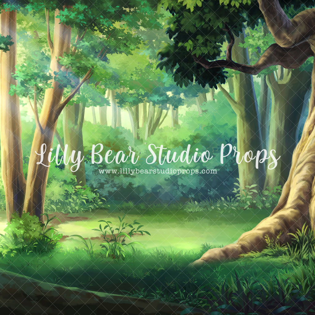 Acre Woods - Lilly Bear Studio Props, beauty and the beast, Fabric, fantasy, girls, hand painted, Wrinkle Free Fabric